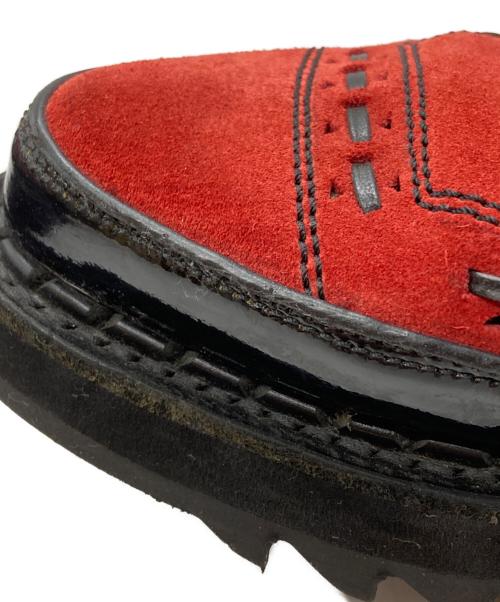 JOHN LAWRENCE SULLIVAN（ジョン ローレンス サリバン）JOHN LAWRENCE SULLIVAN (ジョン ローレンス サリバン) GEORGE COX (ジョージコックス) モンクストラップシューズ/Monk strap shoes レッド サイズ:7の古着・服飾アイテム