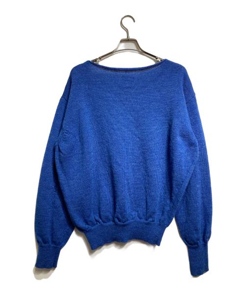 MAGLIANO（マリアーノ）MAGLIANO (マリアーノ) ダメージ加工ニット ブルー サイズ:Mの古着・服飾アイテム