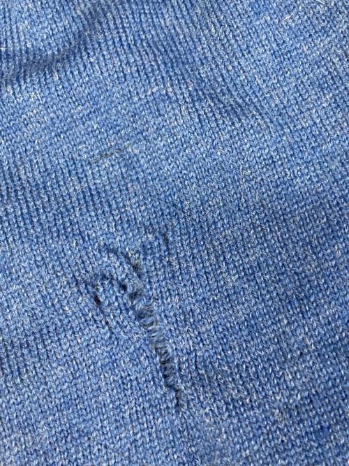 MAGLIANO（マリアーノ）MAGLIANO (マリアーノ) ダメージ加工ニット ブルー サイズ:Mの古着・服飾アイテム