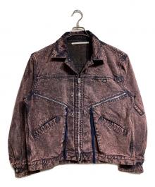 Tamme（タム）の古着「DENIM MK3 JACKET」｜ブラック×ピンク