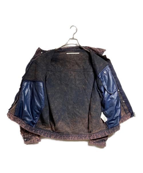 Tamme（タム）Tamme (タム) DENIM MK3 JACKET ブラック×ピンク サイズ:SIZE 3の古着・服飾アイテム