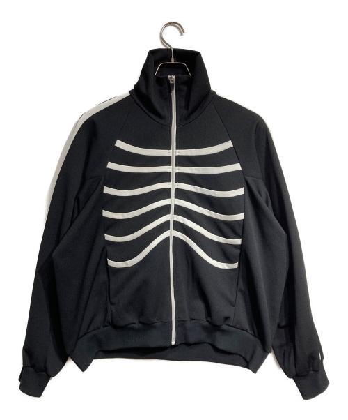 LAD MUSICIAN（ラッドミュージシャン）LAD MUSICIAN (ラッドミュージシャン) ESTER JERSEY SKELETON JACKET / エスタージャージースケルトンジャケット ブラック サイズ:42の古着・服飾アイテム
