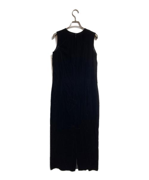 COMME des GARCONS（コムデギャルソン）COMME des GARCONS (コムデギャルソン) ベロアノースリーブワンピース ブラック サイズ:Mの古着・服飾アイテム