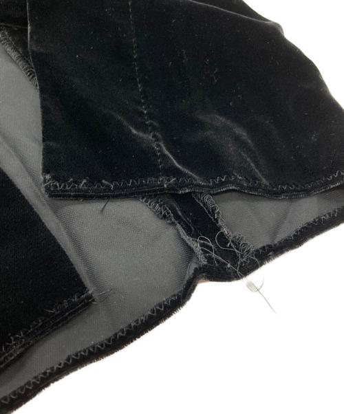 COMME des GARCONS（コムデギャルソン）COMME des GARCONS (コムデギャルソン) ベロアノースリーブワンピース ブラック サイズ:Mの古着・服飾アイテム