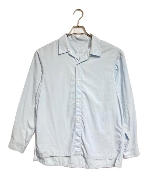山と道（ヤマトミチ）山と道 (ヤマトミチ) Bamboo Shirt/バンブーシャツ ブルー サイズ:Mの古着・服飾アイテム