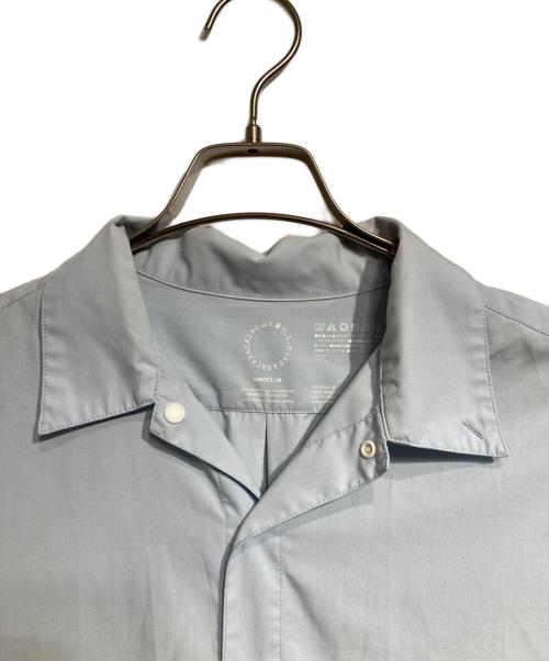 山と道（ヤマトミチ）山と道 (ヤマトミチ) Bamboo Shirt/バンブーシャツ ブルー サイズ:Mの古着・服飾アイテム