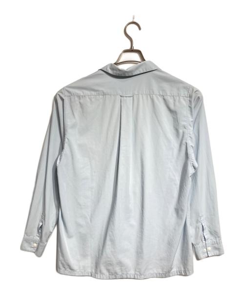山と道（ヤマトミチ）山と道 (ヤマトミチ) Bamboo Shirt/バンブーシャツ ブルー サイズ:Mの古着・服飾アイテム