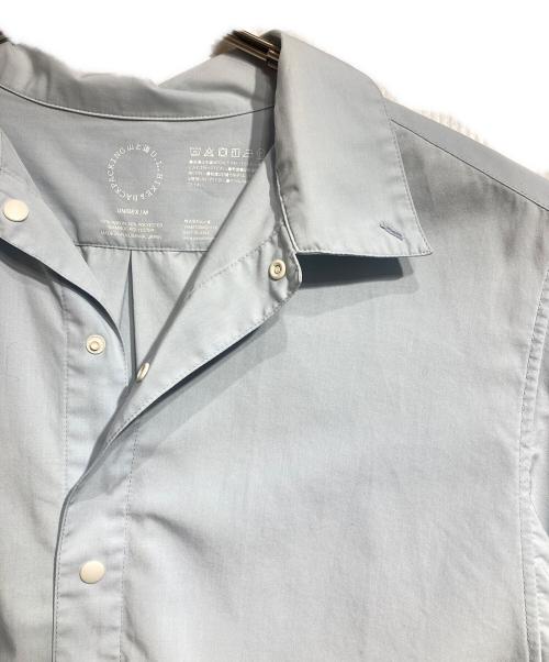山と道（ヤマトミチ）山と道 (ヤマトミチ) Bamboo Shirt/バンブーシャツ ブルー サイズ:Mの古着・服飾アイテム