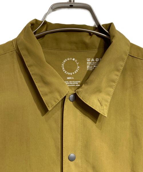 山と道（ヤマトミチ）山と道 (ヤマトミチ) Bamboo Shirt/バンブーシャツ ブラウン サイズ:Lの古着・服飾アイテム