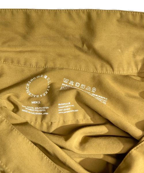 山と道（ヤマトミチ）山と道 (ヤマトミチ) Bamboo Shirt/バンブーシャツ ブラウン サイズ:Lの古着・服飾アイテム