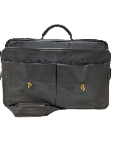 COACH（コーチ）COACH (コーチ) ターンロックレザーフラップショルダーバッグ ブラックの古着・服飾アイテム