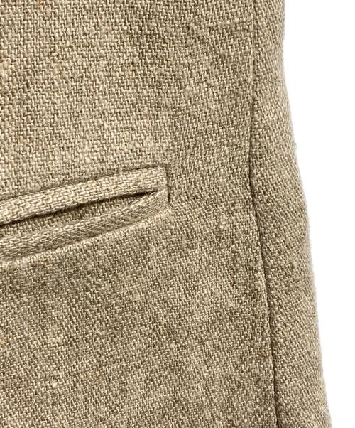 BABYLONE（バビロン）BABYLONE (バビロン) クレープリネンジレ/Crepe linen vest ベージュ サイズ:Fの古着・服飾アイテム