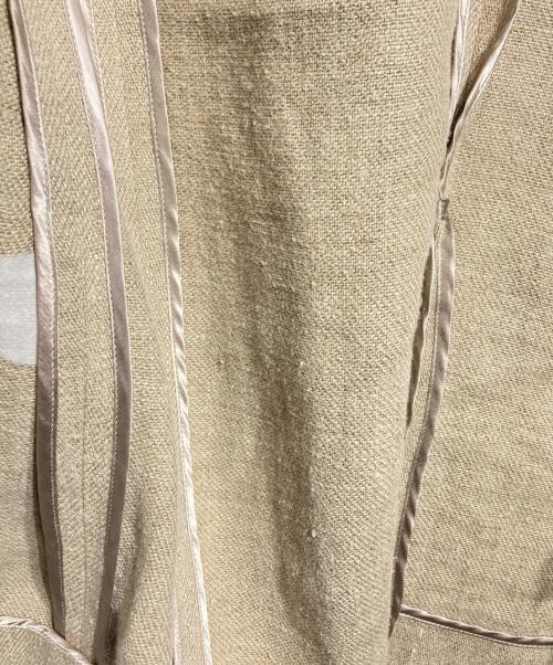 BABYLONE（バビロン）BABYLONE (バビロン) クレープリネンジレ/Crepe linen vest ベージュ サイズ:Fの古着・服飾アイテム