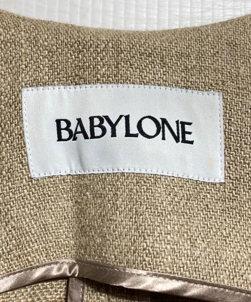 BABYLONE（バビロン）BABYLONE (バビロン) クレープリネンジレ/Crepe linen vest ベージュ サイズ:Fの古着・服飾アイテム