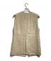 BABYLONE (バビロン) クレープリネンジレ/Crepe linen vest ベージュ サイズ:F：6000円