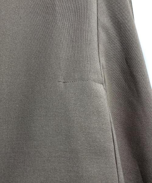 HIROKO KOSHINO（ヒロコ コシノ）HIROKO KOSHINO (ヒロコ コシノ) サークルカットワイドシルエットジャケット/Circle Cut Wide Silhouette Jacket カーキ サイズ:38の古着・服飾アイテム