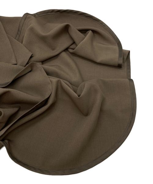 HIROKO KOSHINO（ヒロコ コシノ）HIROKO KOSHINO (ヒロコ コシノ) サークルカットワイドシルエットジャケット/Circle Cut Wide Silhouette Jacket カーキ サイズ:38の古着・服飾アイテム