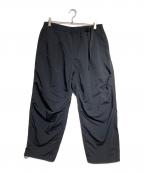 AshTrailアッシュトレイル）の古着「trail wide pants/トレイルワイドパンツ」｜ブラック