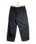 AshTrail (アッシュトレイル) trail wide pants/トレイルワイドパンツ ブラック サイズ:４：12000円