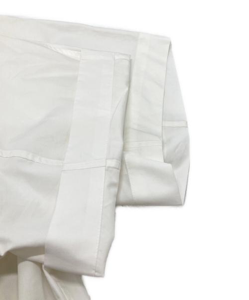 HYKE（ハイク）HYKE (ハイク) T/C PLEATED SHIRT DRESS/プリーツシャツドレス ホワイト サイズ:1の古着・服飾アイテム