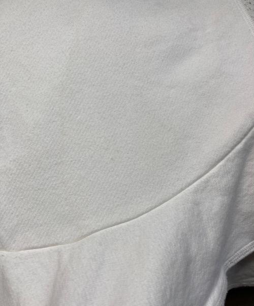 sea NEW YORK（シー ニューヨーク）sea NEW YORK (シー ニューヨーク) スウェット地フリルカットソー/Ruffled sweatshirt-style top ホワイト サイズ:Mの古着・服飾アイテム
