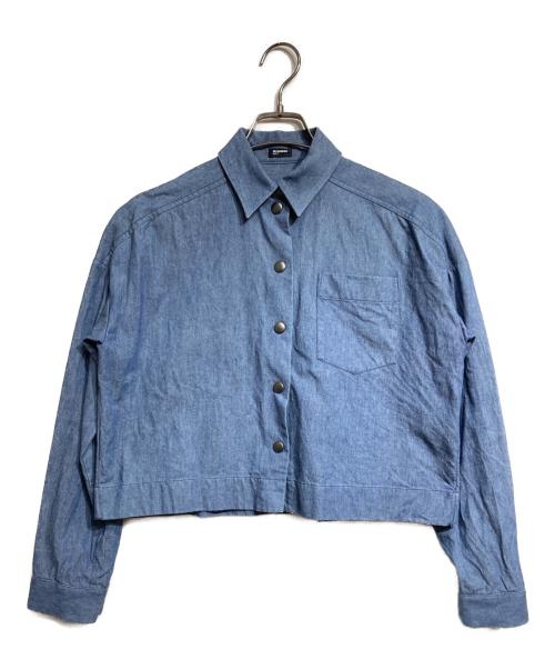 JIL SANDER NAVY（ジルサンダー ネイビー）JIL SANDER NAVY (ジルサンダー ネイビー) SHORT JACKET/ショートジャケット ネイビー サイズ:34の古着・服飾アイテム