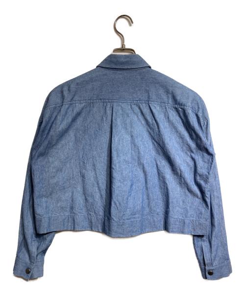 JIL SANDER NAVY（ジルサンダー ネイビー）JIL SANDER NAVY (ジルサンダー ネイビー) SHORT JACKET/ショートジャケット ネイビー サイズ:34の古着・服飾アイテム