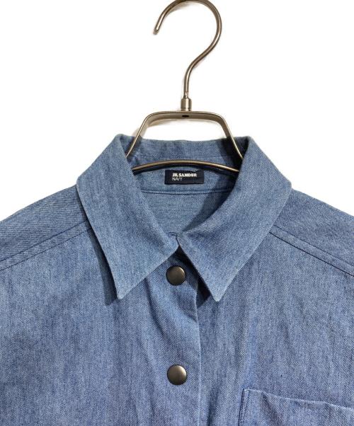 JIL SANDER NAVY（ジルサンダー ネイビー）JIL SANDER NAVY (ジルサンダー ネイビー) SHORT JACKET/ショートジャケット ネイビー サイズ:34の古着・服飾アイテム