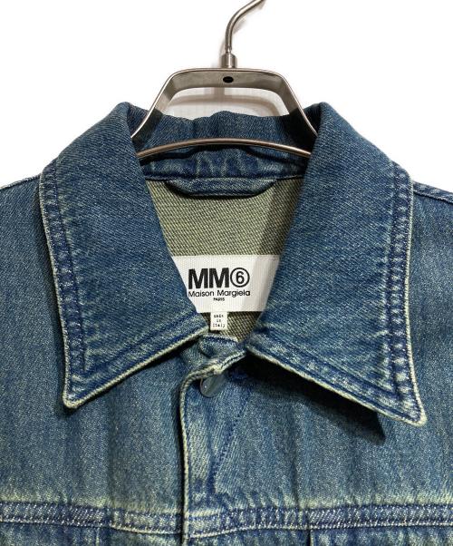 MM6 Maison Margiela（エムエムシックスメゾンマルジェラ）MM6 Maison Margiela (エムエムシックスメゾンマルジェラ) 再構築デニムジャケット/Denim Jacket インディゴ サイズ:38の古着・服飾アイテム