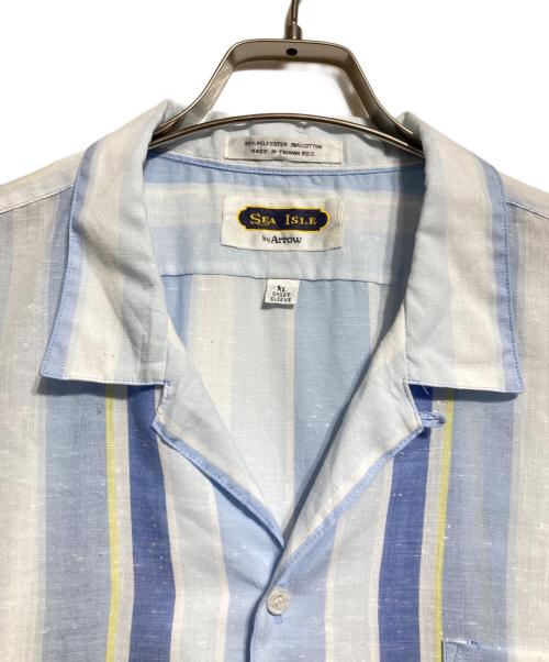 ARROW（アロー）ARROW (アロー) ヴィンテージシャツ ブルー サイズ:ＸＬの古着・服飾アイテム