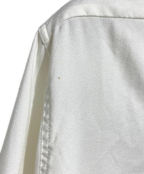 CALEE（キャリー）CALEE (キャリー) レーヨン混オープンカラーシャツ/Rayon-blend open-collar shirt ホワイト サイズ:Lの古着・服飾アイテム