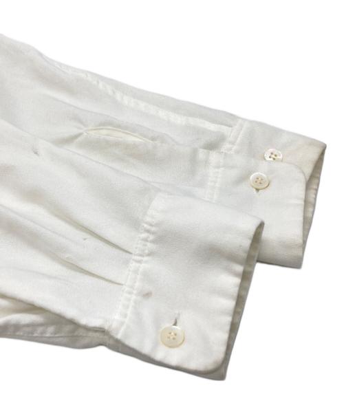 CALEE（キャリー）CALEE (キャリー) レーヨン混オープンカラーシャツ/Rayon-blend open-collar shirt ホワイト サイズ:Lの古着・服飾アイテム
