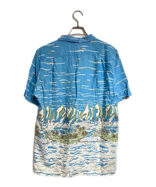 pataloha（パタロハ）pataloha (パタロハ) TENCELアロハシャツ/Aloha Shirt ブルー サイズ:Sの古着・服飾アイテム