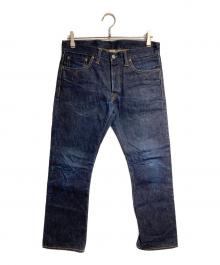 RRL（ダブルアールエル）の古着「SLIM BOOT CUTボタンフライデニムパンツ/スリムブーツカット」｜インディゴ