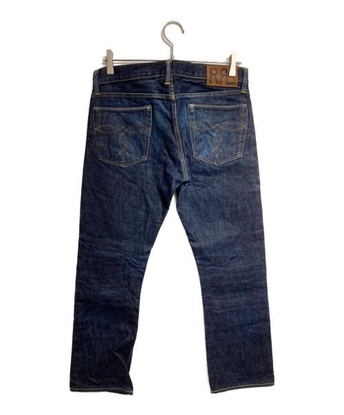 RRL（ダブルアールエル）RRL (ダブルアールエル) SLIM BOOT CUTボタンフライデニムパンツ/スリムブーツカット インディゴ サイズ:30の古着・服飾アイテム