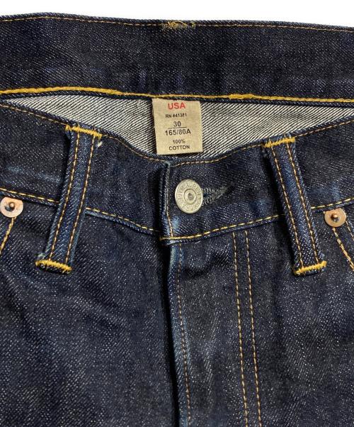 RRL（ダブルアールエル）RRL (ダブルアールエル) SLIM BOOT CUTボタンフライデニムパンツ/スリムブーツカット インディゴ サイズ:30の古着・服飾アイテム