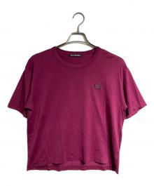 Acne studios（アクネ ストゥディオズ）の古着「Tシャツ」｜ワインレッド