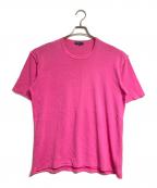 COMME des GARCONS HOMMEコムデギャルソン オム）の古着「カットオフガーメントダイTシャツ」｜グリーン