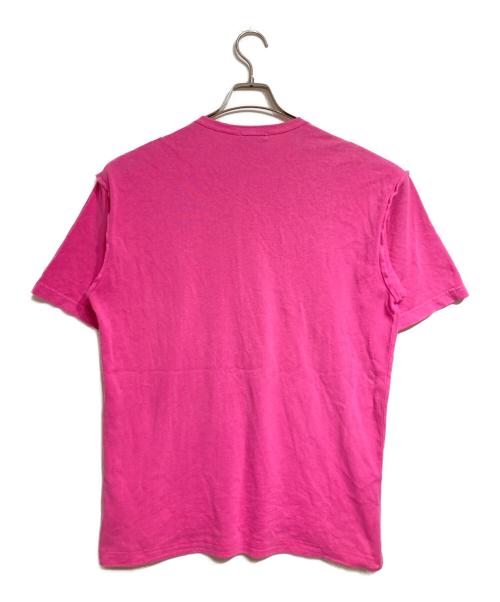 COMME des GARCONS HOMME（コムデギャルソン オム）COMME des GARCONS HOMME (コムデギャルソン オム) カットオフガーメントダイTシャツ グリーン サイズ:Lの古着・服飾アイテム