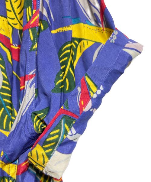WACKO MARIA（ワコマリア）WACKO MARIA (ワコマリア) 極楽鳥花 S/S HAWAIIAN SHIRT/ハワイアンシャツ ブルー サイズ:Lの古着・服飾アイテム