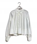 anuansアニュアンス）の古着「Anniv.テントラインブラウス/Tent Line Blouse」｜ホワイト