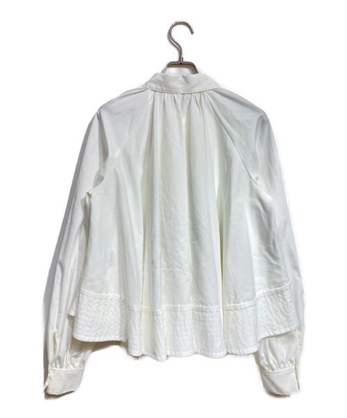 anuans（アニュアンス）anuans (アニュアンス) Anniv.テントラインブラウス/Tent Line Blouse ホワイト サイズ:Fの古着・服飾アイテム