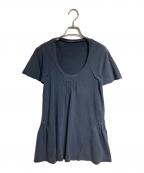 MIU MIUミュウミュウ）の古着「デザインカットソー/Designer cut-and-sew top」｜ネイビー