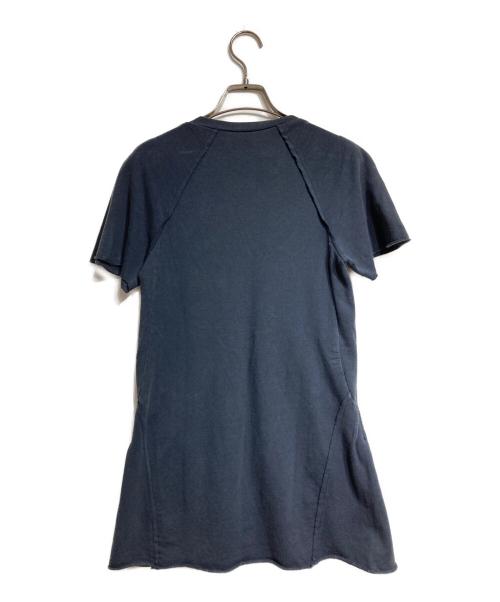MIU MIU（ミュウミュウ）MIU MIU (ミュウミュウ) デザインカットソー/Designer cut-and-sew top ネイビー サイズ:XSの古着・服飾アイテム