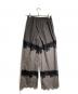 Sea Room lynn (シールームリン) Laceドッキングスカラップrelaxパンツ グレー サイズ:M：8000円
