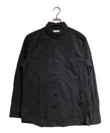 nonnative（ノンネイティブ）の古着「DWELLER B.D. SHIRT COTTON TYPEWRITER/ドウェラー B.D. シャツ コットン タイプライター」｜ブラック
