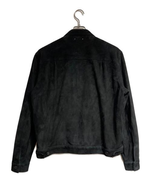 MINEDENIM（マインデニム）MINEDENIM (マインデニム) Sheep Suede Trucker JKT ブラック サイズ:2の古着・服飾アイテム