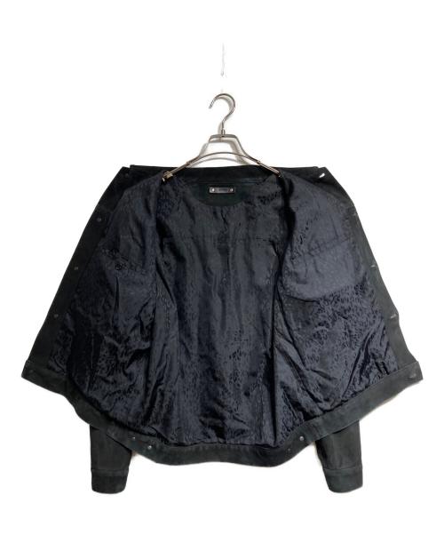 MINEDENIM（マインデニム）MINEDENIM (マインデニム) Sheep Suede Trucker JKT ブラック サイズ:2の古着・服飾アイテム