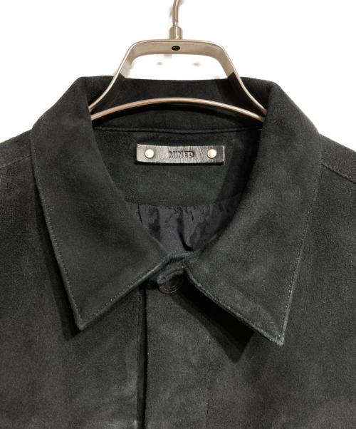 MINEDENIM（マインデニム）MINEDENIM (マインデニム) Sheep Suede Trucker JKT ブラック サイズ:2の古着・服飾アイテム