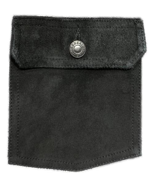 MINEDENIM（マインデニム）MINEDENIM (マインデニム) Sheep Suede Trucker JKT ブラック サイズ:2の古着・服飾アイテム